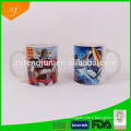 zibo ceramic sublimation mug with cartoon decal design